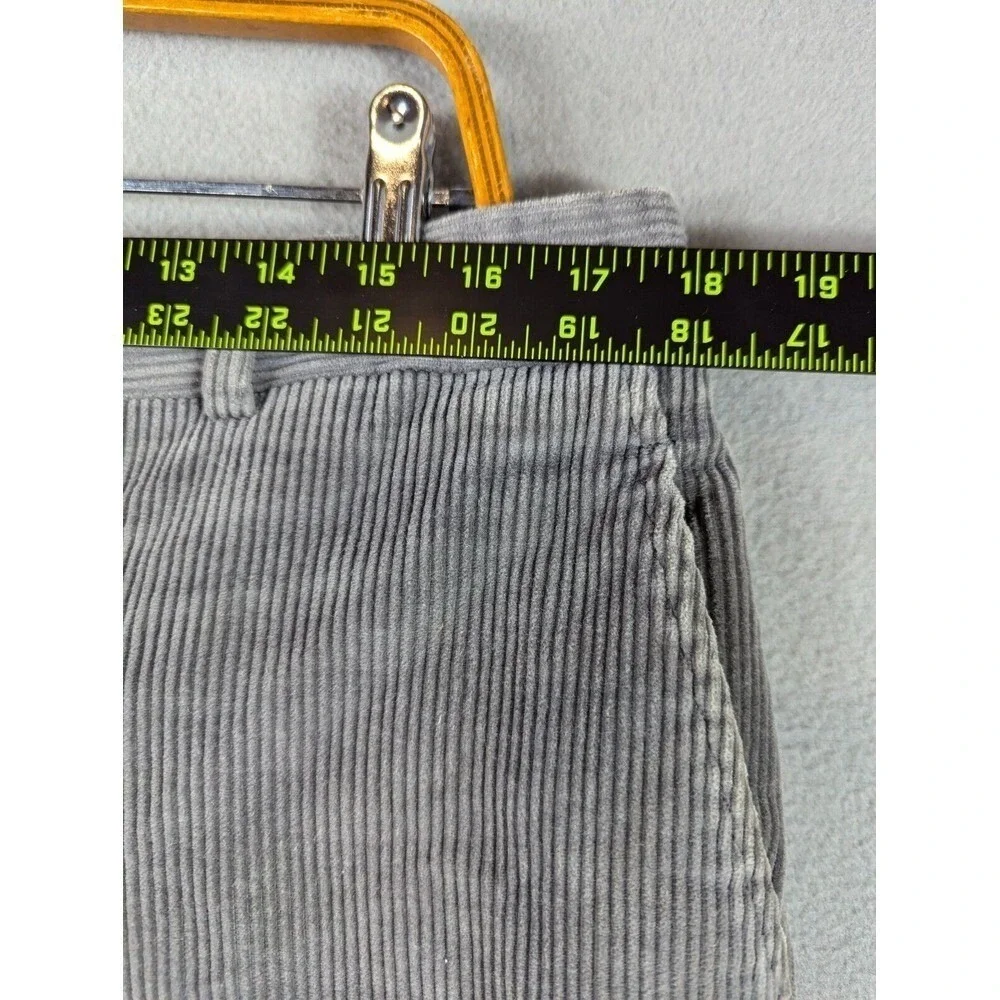 Lands End Corduroy Pants Men's Size 36 Flat Front Cotton Preppy Workwear USA
